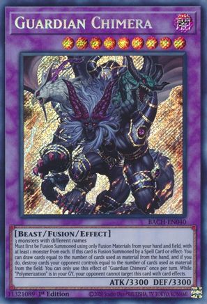 Guardian Chimera (BACH-EN040) - Battle of Chaos 1st Edition - Premium Yugioh Single from Konami - Just $1.58! Shop now at Game Crave Tournament Store