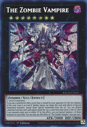 The Zombie Vampire (BACH-EN045) - Battle of Chaos 1st Edition - Premium Yugioh Single from Konami - Just $1.90! Shop now at Game Crave Tournament Store
