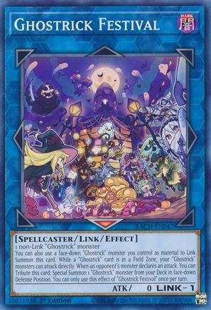 Ghostrick Festival (BACH-EN047) - Battle of Chaos 1st Edition - Premium Yugioh Single from Konami - Just $0.25! Shop now at Game Crave Tournament Store