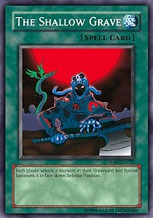 The Shallow Grave (SDRL-EN023) - Structure Deck: Rise of the Dragon Lords 1st Edition - Premium Yugioh Single from Konami - Just $0.53! Shop now at Game Crave Tournament Store