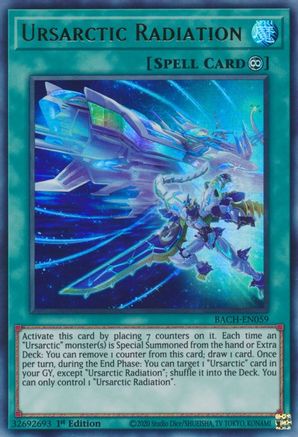 Ursarctic Radiation (BACH-EN059) - Battle of Chaos 1st Edition - Premium Yugioh Single from Konami - Just $0.25! Shop now at Game Crave Tournament Store