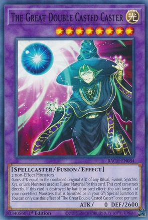 The Great Double Casted Caster (BACH-EN084) - Battle of Chaos 1st Edition - Premium Yugioh Single from Konami - Just $0.25! Shop now at Game Crave Tournament Store