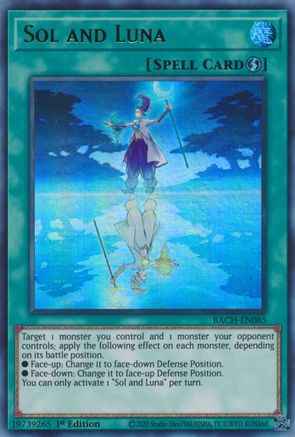 Sol and Luna (BACH-EN085) - Battle of Chaos 1st Edition - Premium Yugioh Single from Konami - Just $0.25! Shop now at Game Crave Tournament Store