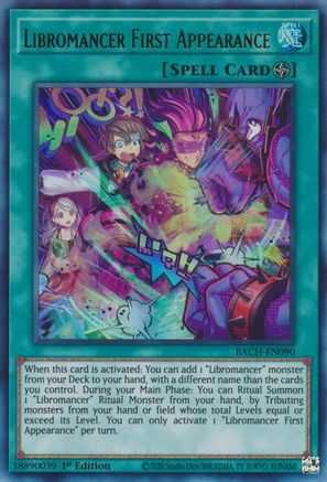 Libromancer First Appearance (BACH-EN090) - Battle of Chaos 1st Edition - Premium Yugioh Single from Konami - Just $0.08! Shop now at Game Crave Tournament Store