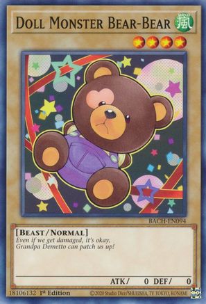 Doll Monster Bear-Bear (BACH-EN094) - Battle of Chaos 1st Edition - Premium Yugioh Single from Konami - Just $0.25! Shop now at Game Crave Tournament Store