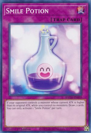 Smile Potion (BACH-EN099) - Battle of Chaos 1st Edition - Premium Yugioh Single from Konami - Just $0.25! Shop now at Game Crave Tournament Store