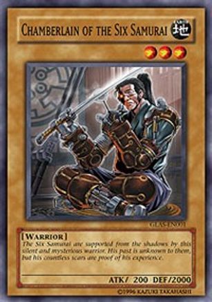 Chamberlain of the Six Samurai (GLAS-EN001) - Gladiator's Assault 1st Edition - Premium Yugioh Single from Konami - Just $0.26! Shop now at Game Crave Tournament Store