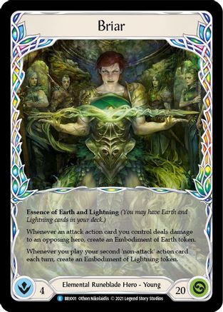 Briar (BRI001) - Blitz Deck: Tales of Aria - Briar Rainbow Foil - Premium Flesh And Blood Single from Legend Story Studios - Just $1.87! Shop now at Game Crave Tournament Store