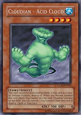 Cloudian - Acid Cloud (GLAS-EN010) - Gladiator's Assault Unlimited - Premium Yugioh Single from Konami - Just $0.25! Shop now at Game Crave Tournament Store
