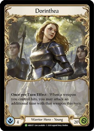 Dorinthea - HER057 (HER057) - Flesh and Blood: Promo Cards Cold Foil - Premium Flesh And Blood Single from Legend Story Studios - Just $2.69! Shop now at Game Crave Tournament Store