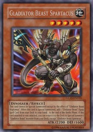 Gladiator Beast Spartacus (GLAS-EN018) - Gladiator's Assault 1st Edition - Premium Yugioh Single from Konami - Just $3.05! Shop now at Game Crave Tournament Store