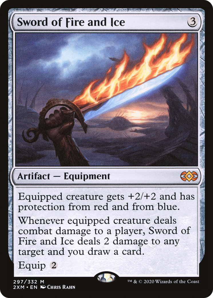 Sword of Fire and Ice (2XM-297) - Double Masters Foil - Premium MTG Single from Wizards of the Coast - Just $8.99! Shop now at Game Crave Tournament Store
