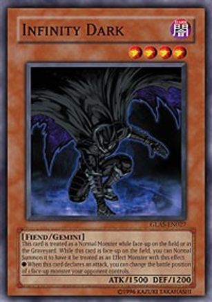 Infinity Dark (GLAS-EN027) - Gladiator's Assault Unlimited - Premium Yugioh Single from Konami - Just $0.25! Shop now at Game Crave Tournament Store