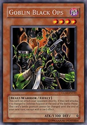 Goblin Black Ops (GLAS-EN030) - Gladiator's Assault 1st Edition - Premium Yugioh Single from Konami - Just $1.08! Shop now at Game Crave Tournament Store