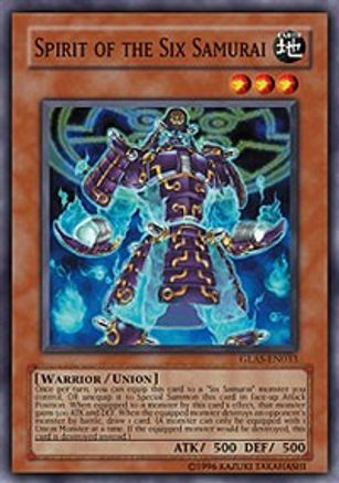 Spirit of the Six Samurai (GLAS-EN033) - Gladiator's Assault Unlimited - Premium Yugioh Single from Konami - Just $0.79! Shop now at Game Crave Tournament Store