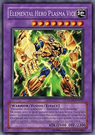 Elemental Hero Plasma Vice (GLAS-EN037) - Gladiator's Assault 1st Edition - Premium Yugioh Single from Konami - Just $29.82! Shop now at Game Crave Tournament Store