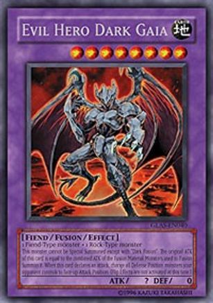 Evil Hero Dark Gaia (GLAS-EN040) - Gladiator's Assault Unlimited - Premium Yugioh Single from Konami - Just $2.95! Shop now at Game Crave Tournament Store