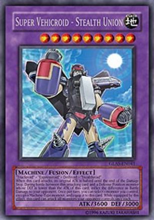 Super Vehicroid - Stealth Union (GLAS-EN041) - Gladiator's Assault 1st Edition - Premium Yugioh Single from Konami - Just $8.32! Shop now at Game Crave Tournament Store