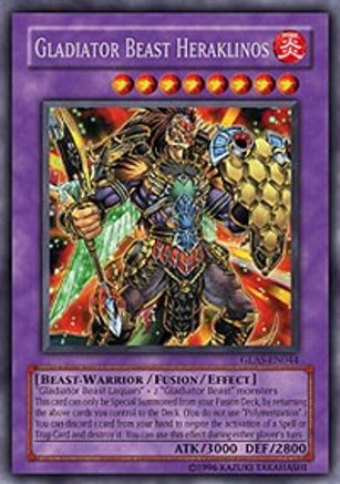 Gladiator Beast Heraklinos (GLAS-EN044) - Gladiator's Assault 1st Edition - Premium Yugioh Single from Konami - Just $57.46! Shop now at Game Crave Tournament Store