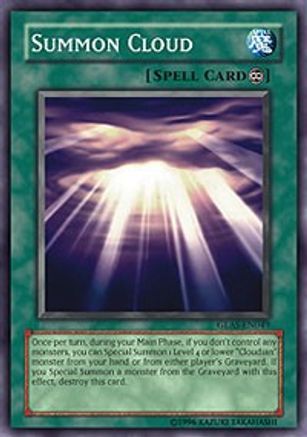 Summon Cloud (GLAS-EN049) - Gladiator's Assault Unlimited - Premium Yugioh Single from Konami - Just $0.25! Shop now at Game Crave Tournament Store