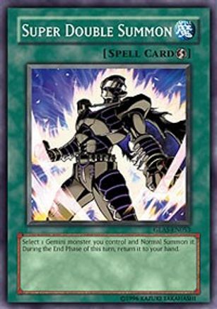 Super Double Summon (GLAS-EN053) - Gladiator's Assault 1st Edition - Premium Yugioh Single from Konami - Just $0.25! Shop now at Game Crave Tournament Store