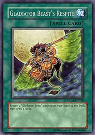 Gladiator Beast's Respite (GLAS-EN058) - Gladiator's Assault Unlimited - Premium Yugioh Single from Konami - Just $1.02! Shop now at Game Crave Tournament Store