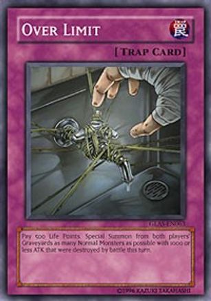 Over Limit (GLAS-EN063) - Gladiator's Assault 1st Edition - Premium Yugioh Single from Konami - Just $0.08! Shop now at Game Crave Tournament Store