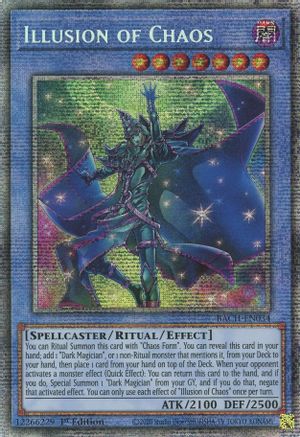 Illusion of Chaos (Starlight Rare) (BACH-EN034) - Battle of Chaos 1st Edition - Premium Yugioh Single from Konami - Just $32.44! Shop now at Game Crave Tournament Store