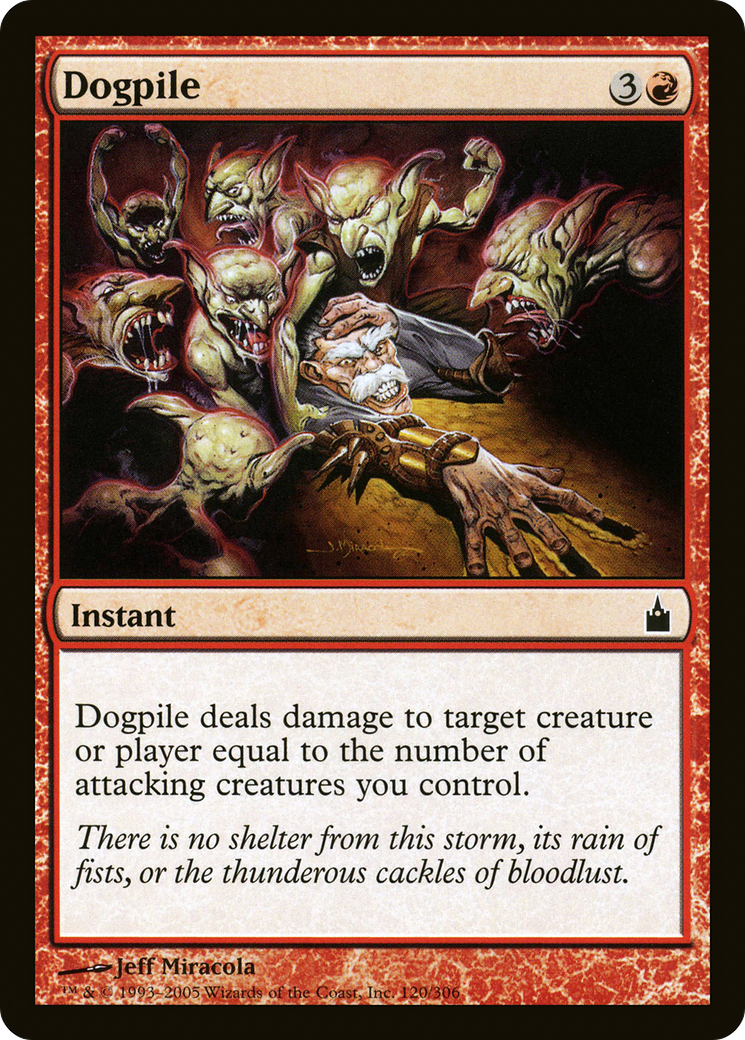Dogpile (RAV-120) - Ravnica: City of Guilds - Premium MTG Single from Wizards of the Coast - Just $0.08! Shop now at Game Crave Tournament Store