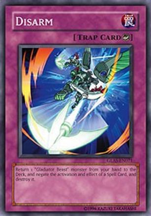 Disarm (GLAS-EN071) - Gladiator's Assault 1st Edition - Premium Yugioh Single from Konami - Just $0.25! Shop now at Game Crave Tournament Store