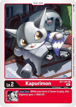 Kapurimon (BT7-001) - Next Adventure - Premium Digimon Single from Bandai - Just $0.25! Shop now at Game Crave Tournament Store