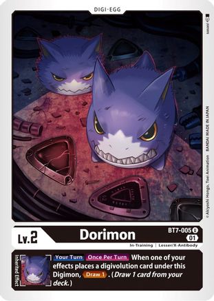 Dorimon (BT7-005) - Next Adventure - Premium Digimon Single from Bandai - Just $1.40! Shop now at Game Crave Tournament Store