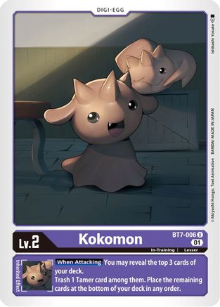 Kokomon (BT7-006) - Next Adventure - Premium Digimon Single from Bandai - Just $0.25! Shop now at Game Crave Tournament Store