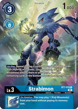 Strabimon (Alternate Art) (BT7-019) - Next Adventure Foil - Premium Digimon Single from Bandai - Just $4.60! Shop now at Game Crave Tournament Store