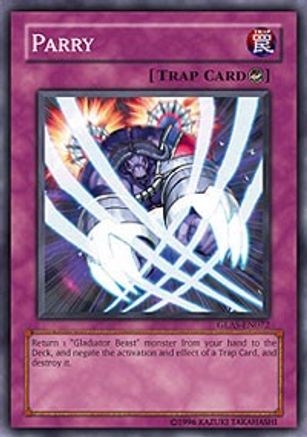 Parry (GLAS-EN072) - Gladiator's Assault Unlimited - Premium Yugioh Single from Konami - Just $0.25! Shop now at Game Crave Tournament Store