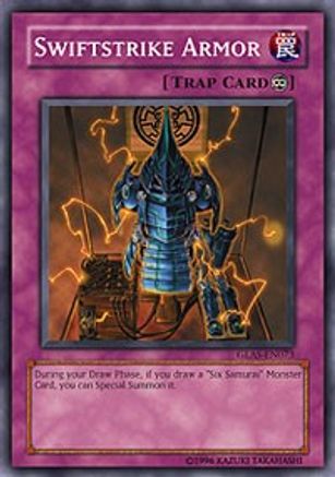 Swiftstrike Armor (GLAS-EN073) - Gladiator's Assault 1st Edition - Premium Yugioh Single from Konami - Just $0.25! Shop now at Game Crave Tournament Store
