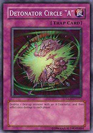 Detonator Circle "A" (GLAS-EN077) - Gladiator's Assault 1st Edition - Premium Yugioh Single from Konami - Just $0.25! Shop now at Game Crave Tournament Store