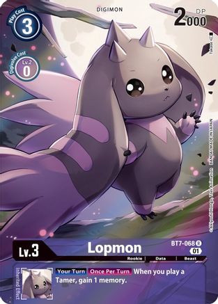 Lopmon (Alternate Art) (BT7-068) - Next Adventure Foil - Premium Digimon Single from Bandai - Just $0.95! Shop now at Game Crave Tournament Store