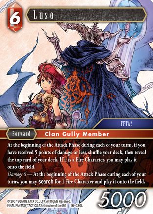 Luso (EMISSARIES OF LIGHT) Foil - Premium Final Fantasy Single from Emissaries of Light - Just $1.33! Shop now at Game Crave Tournament Store