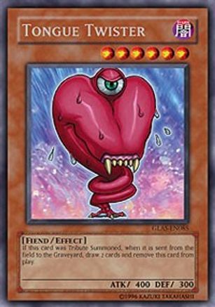 Tongue Twister (GLAS-EN085) - Gladiator's Assault Unlimited - Premium Yugioh Single from Konami - Just $13.32! Shop now at Game Crave Tournament Store