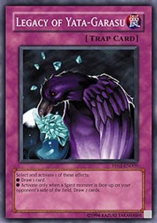 Legacy of Yata-Garasu (PP01-EN009) - Premium Pack 1 Unlimited - Premium Yugioh Single from Konami - Just $4.22! Shop now at Game Crave Tournament Store