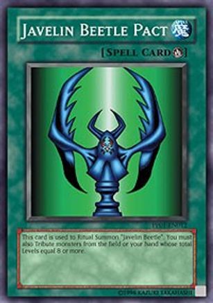 Javelin Beetle Pact (PP01-EN012) - Premium Pack 1 Unlimited - Premium Yugioh Single from Konami - Just $0.25! Shop now at Game Crave Tournament Store