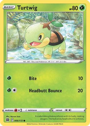 Turtwig 6/172 - Brilliant Stars - Premium Pokemon Single from Nintendo - Just $0.25! Shop now at Game Crave Tournament Store