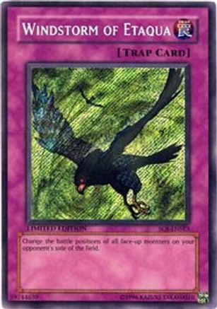 Windstorm of Etaqua (SOI-ENSE3) - Shadow of Infinity Limited - Premium Yugioh Single from Konami - Just $0.61! Shop now at Game Crave Tournament Store