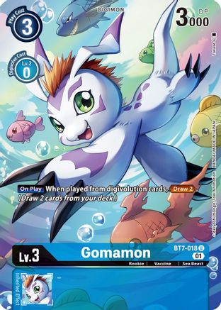 Gomamon (Alternate Art) (BT7-018) - Next Adventure Foil - Premium Digimon Single from Bandai - Just $4.79! Shop now at Game Crave Tournament Store