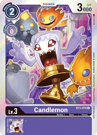 Candlemon (2021 Championship Finals Event Pack 1) (BT3-076) - Release Special Booster - Premium Digimon Single from Bandai - Just $0! Shop now at Game Crave Tournament Store