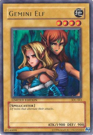 Gemini Elf (IOC-SE1) - Invasion of Chaos Limited - Premium Yugioh Single from Konami - Just $1.24! Shop now at Game Crave Tournament Store