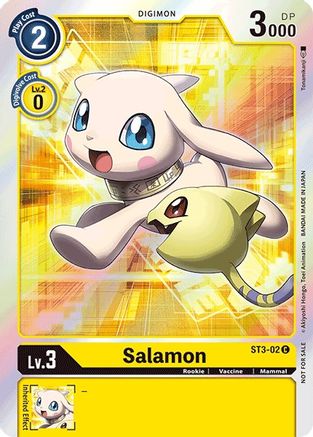 Salamon (2021 Championship Finals Event Pack 1) (ST3-02) - Starter Deck 03: Heaven's Yellow - Premium Digimon Single from Bandai - Just $0! Shop now at Game Crave Tournament Store