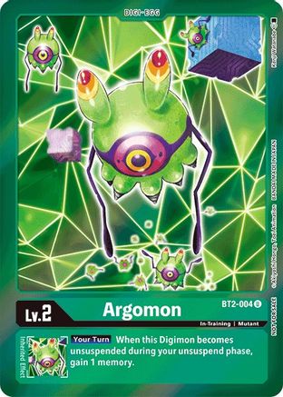 Argomon - BT2-004 (Event Pack 2) (BT2-004) - Release Special Booster Foil - Premium Digimon Single from Bandai - Just $0.49! Shop now at Game Crave Tournament Store