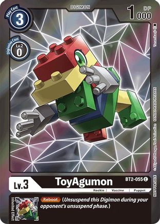 ToyAgumon (Event Pack 2) (BT2-055) - Release Special Booster Foil - Premium Digimon Single from Bandai - Just $1.09! Shop now at Game Crave Tournament Store